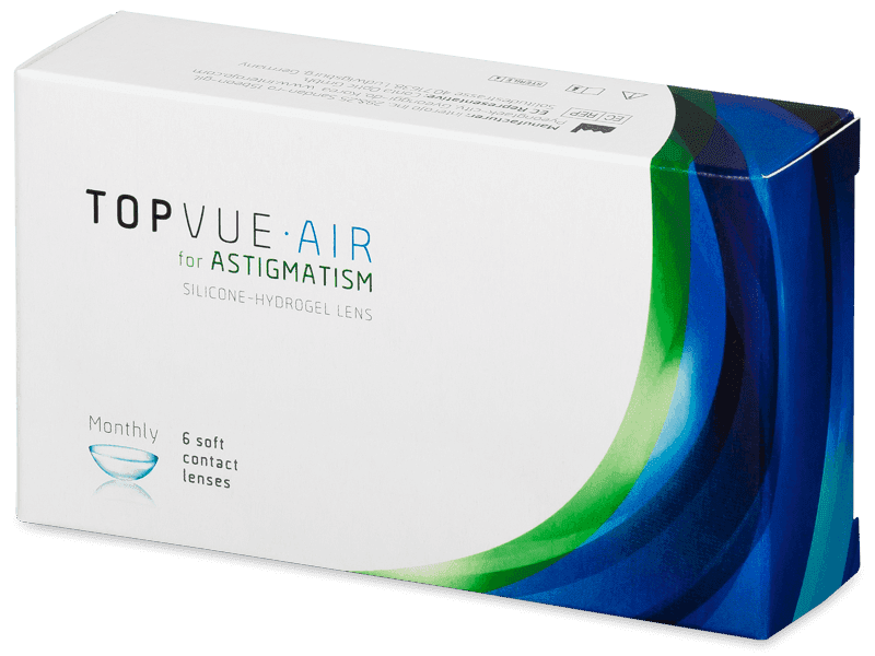 TopVue Air for Astigmatism (6 šošoviek)