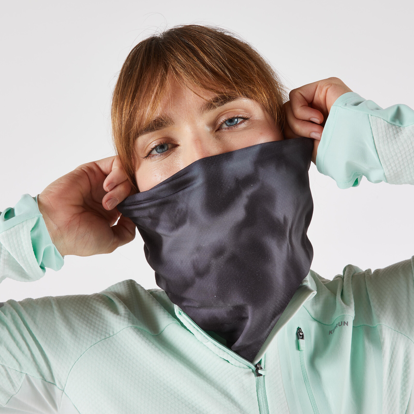 Bežecký nákrčník Warm+ V2 hrejivý čierny