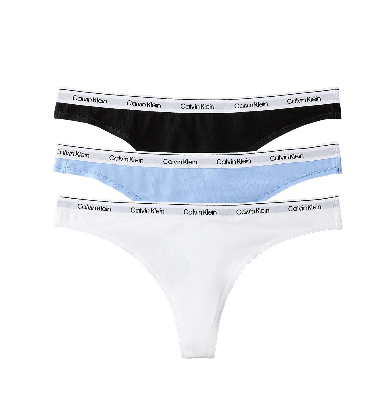 CALVIN KLEIN - tangá 3PACK Icon logo everyday essentials cool balance - limitovaná edícia