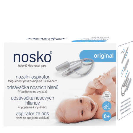 NOSKO Odsávačka nosových hlienov original pripojiteľná k vysávaču 1 ks