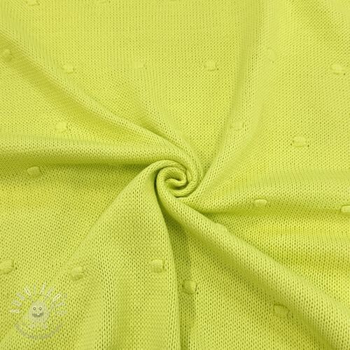 Svetrovina BIG KNIT DOT bright green