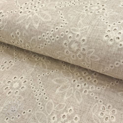 Viskóza s ľanom Lucy natural