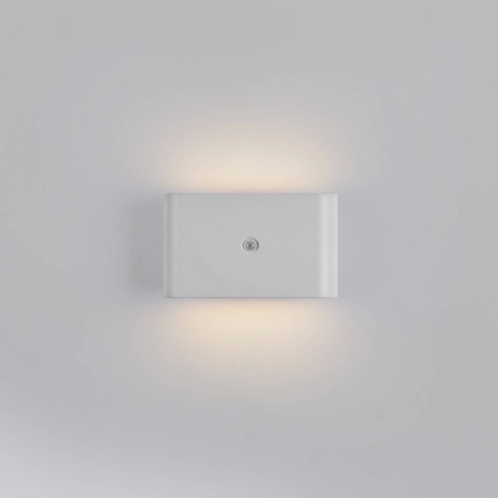 JUST LIGHT. LED akumulátorové nástenné svetlo Ziddy, biele, senzor 3 000 K