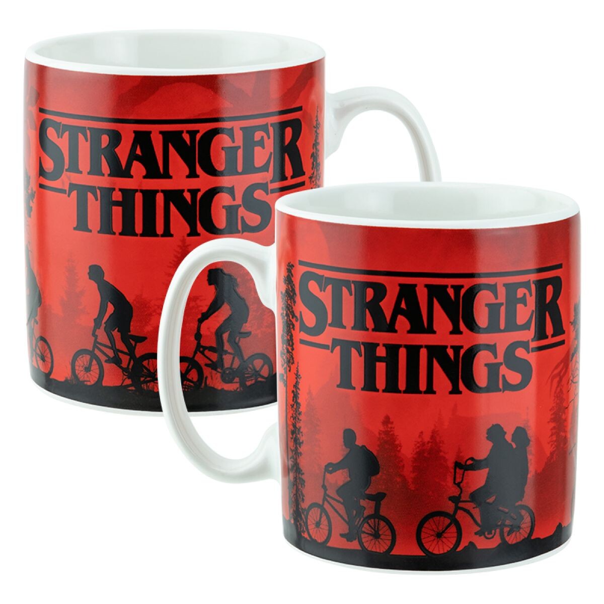 Stranger Things XL hrnček so samolepkou