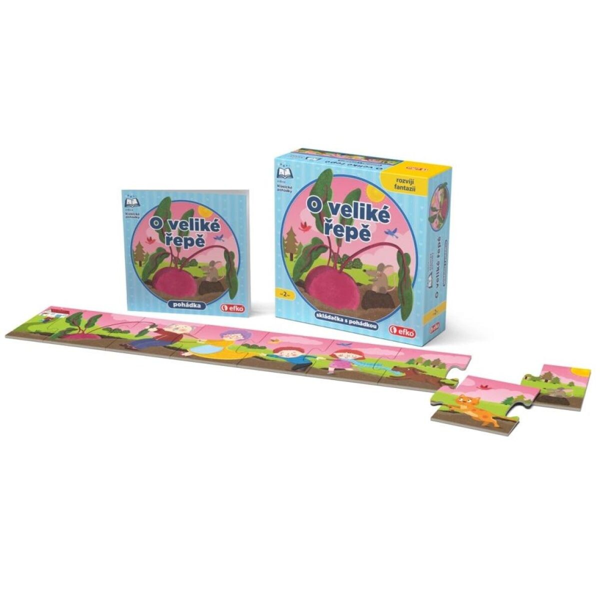 O veľkej repe - skladačka s rozprávkou