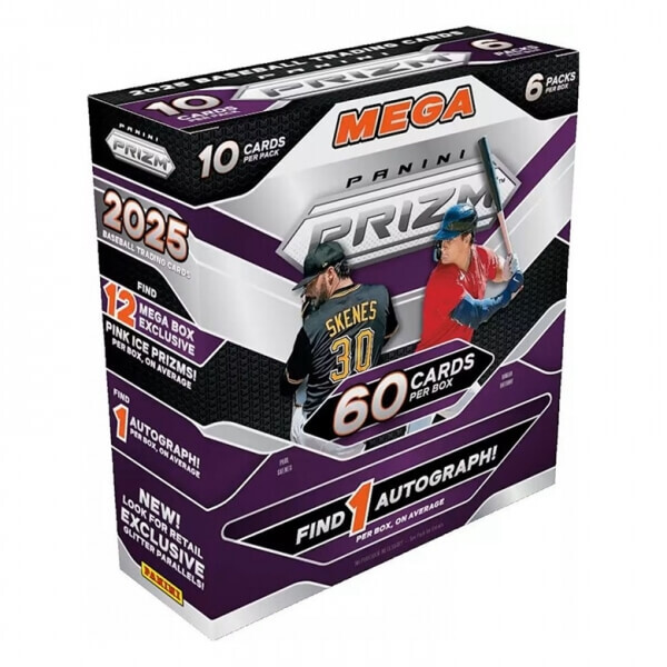Topps 2025 Panini Prizm Baseball Mega Box
