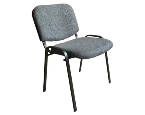 Konferenčná stolička Zuza, dymovo šedá tkanina%