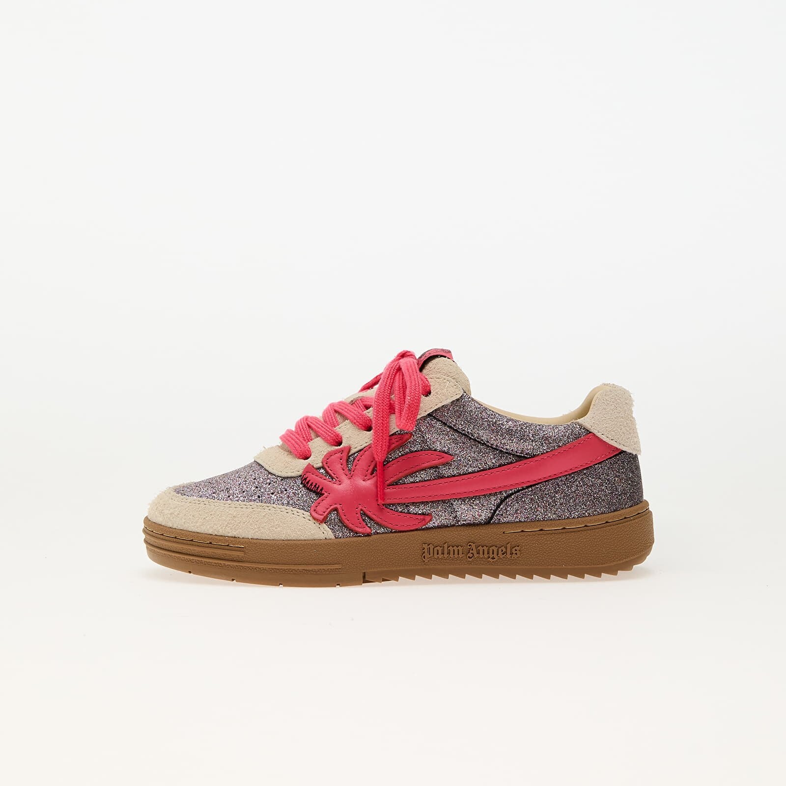 Tenisky Palm Angels Kids Palm Beach University Glitter Silver EUR 33