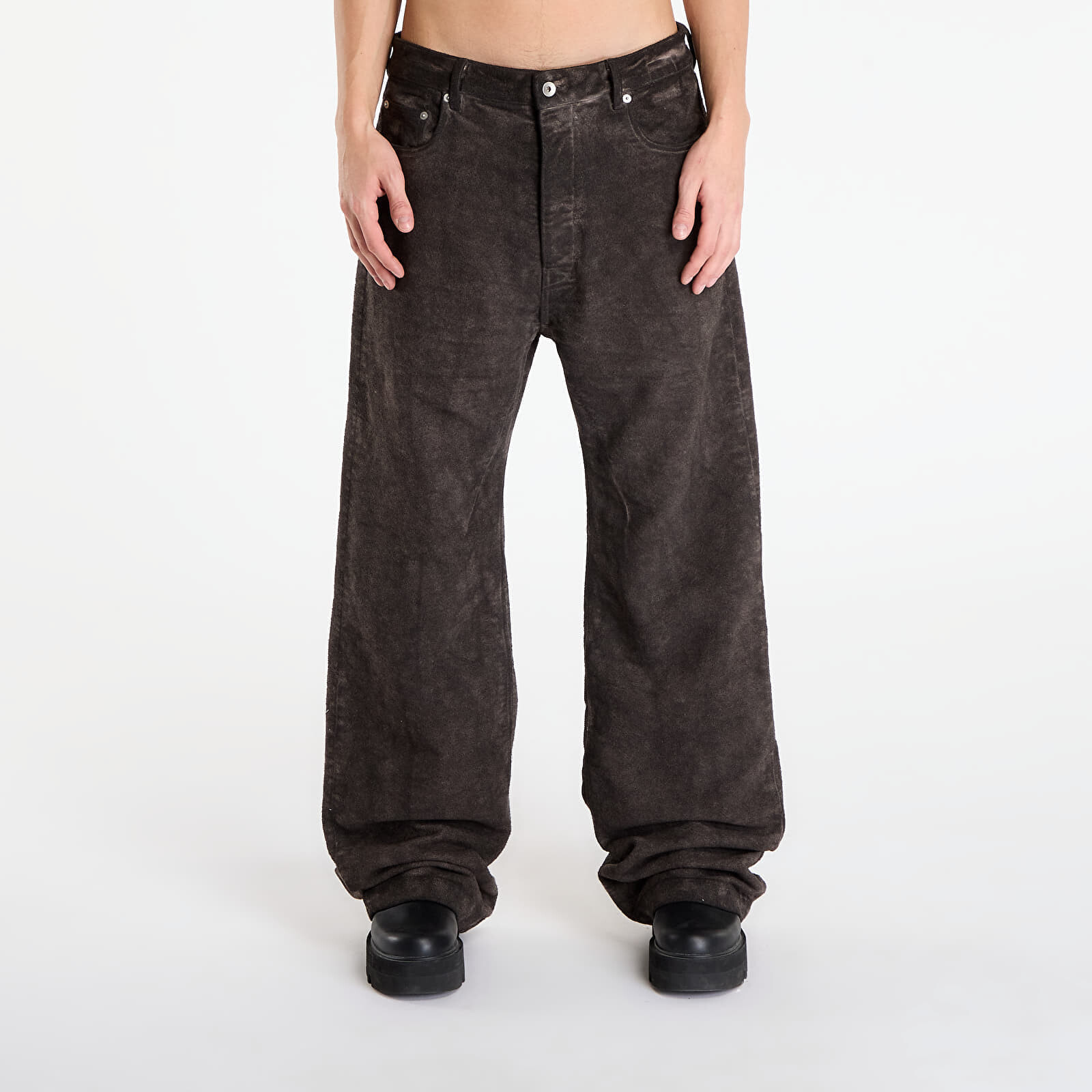 Kalhoty Rick Owens DRKSHDW Geth Jeans Dark Dust 34