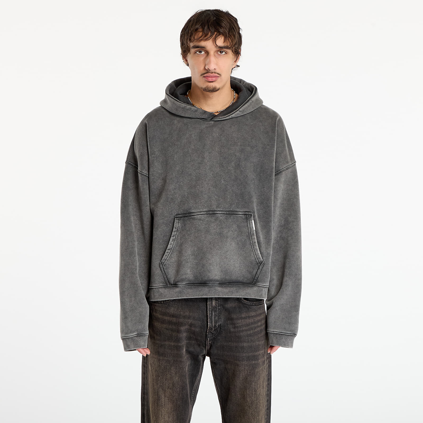 Mikina REPRESENT Initial Boxy Hoodie UNISEX Vintage Grey L