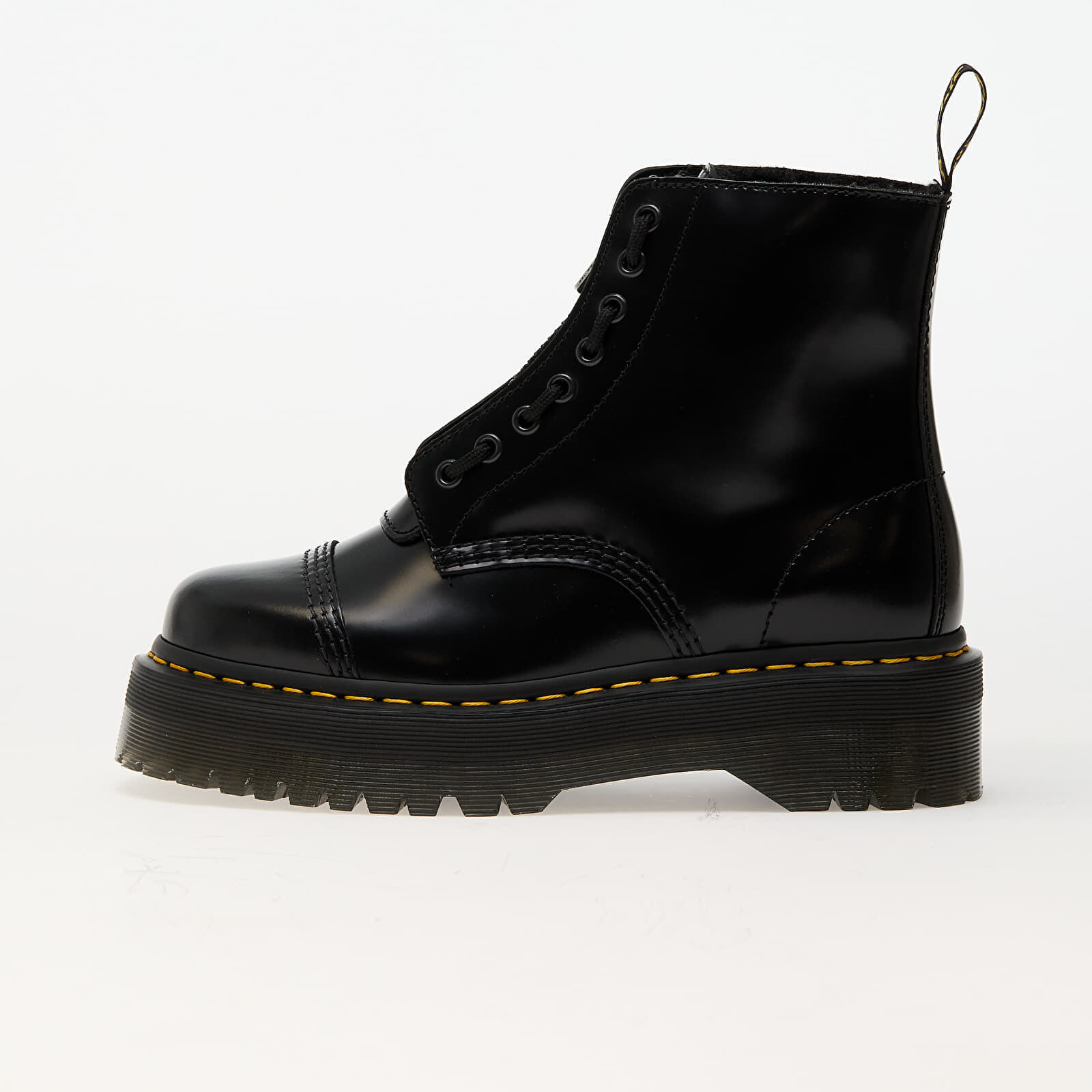 Tenisky Dr. Martens Sinclair Fl Black Buttero & Black Faux Sheepskin EUR 38