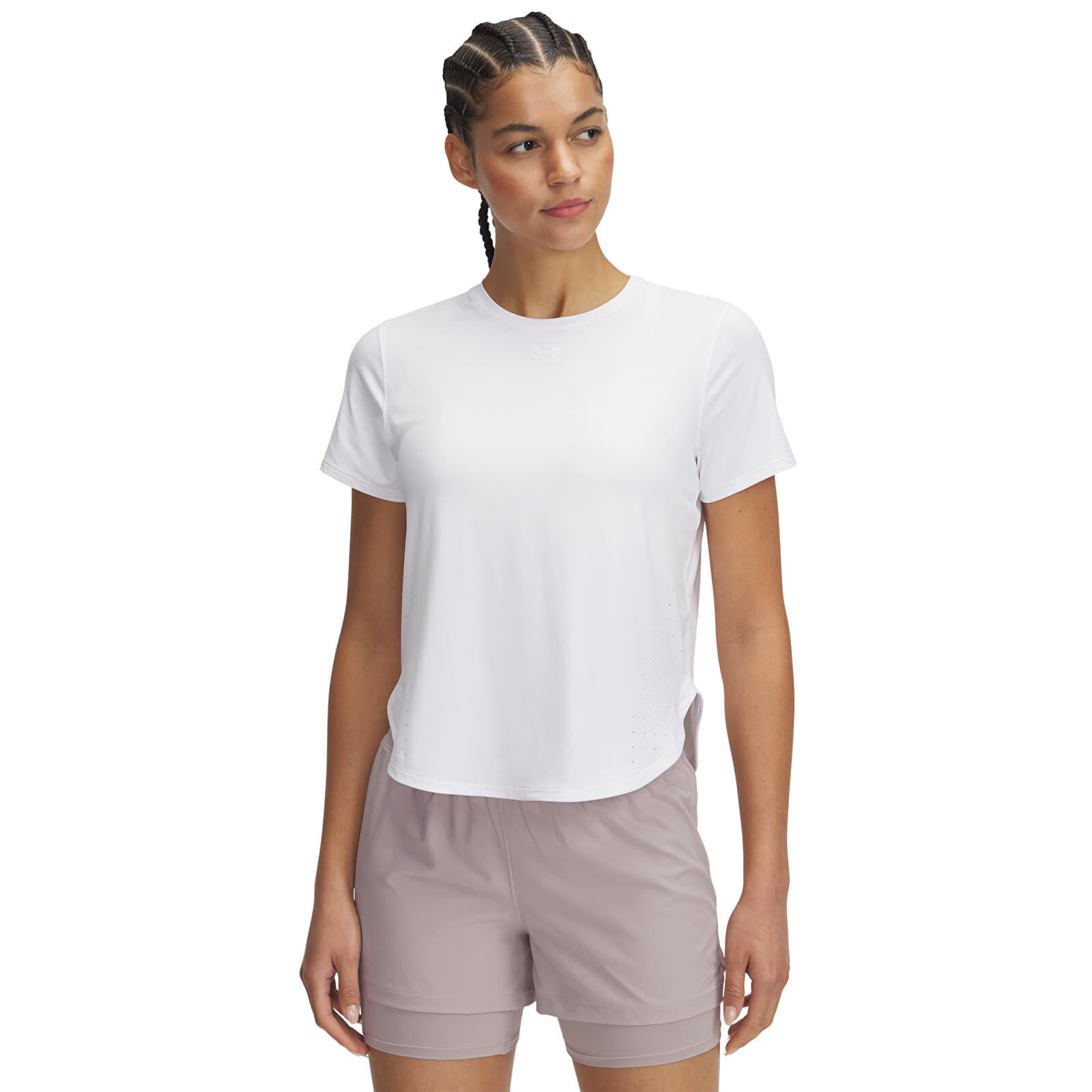 Tričko Under Armour Launch Elite Shortsleeve White M