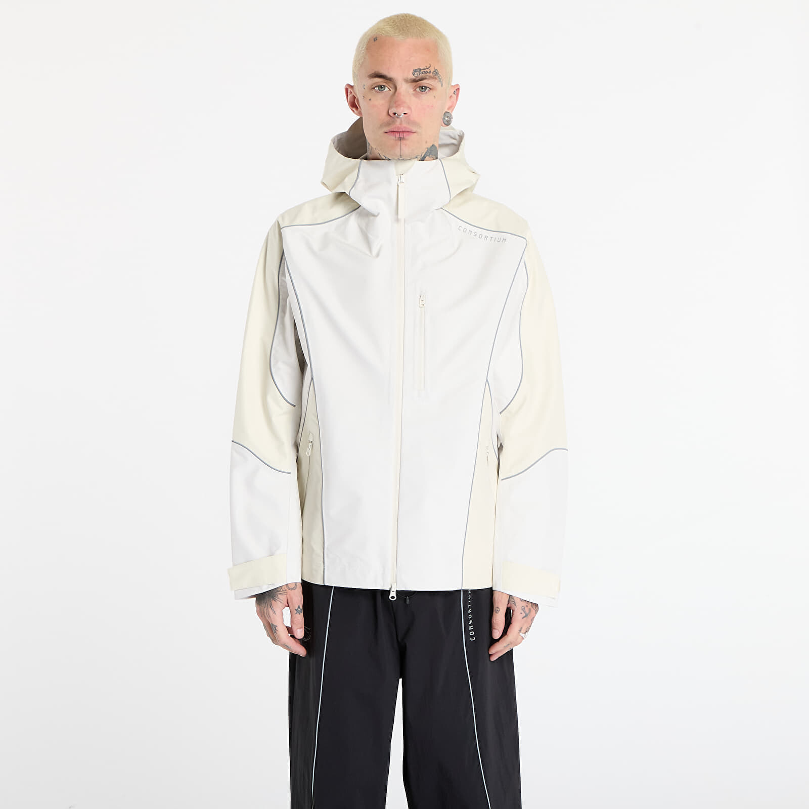 Bunda adidas Shell Jacket By Consortium Chalk White XXL