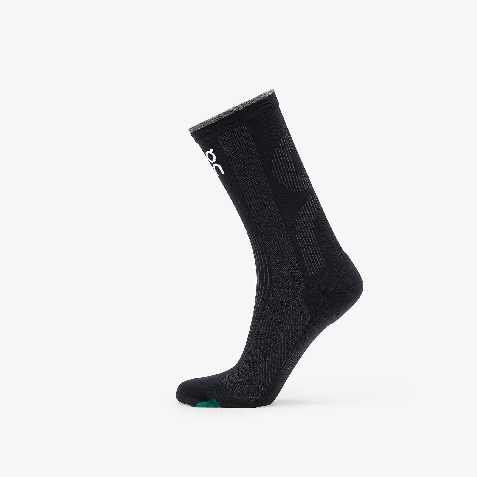 Ponožky On Elite Run Sock High Black/ Magnet XS