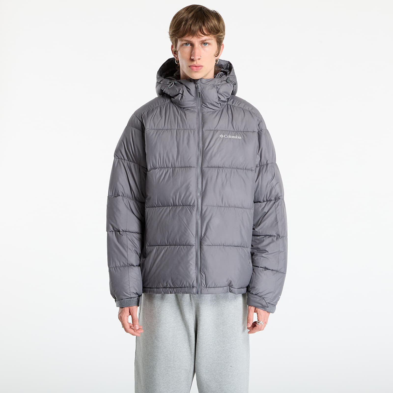 Bunda Columbia Pike Lake™ II Hooded Jacket City Grey M