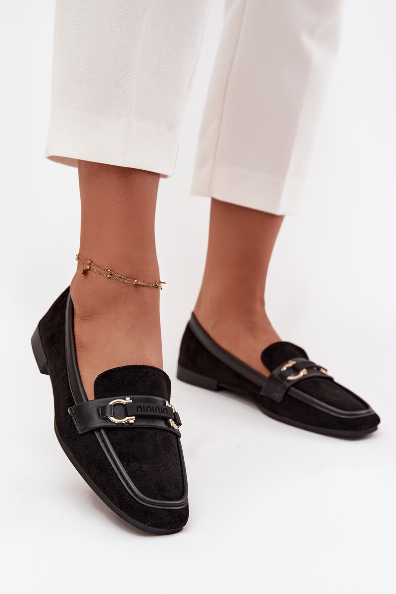 Dámske mokasíny Evelora s ozdobným prvkom