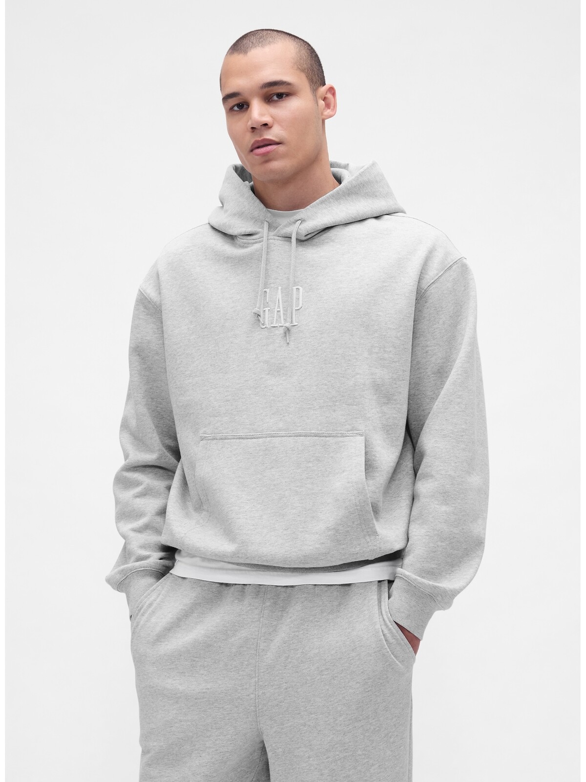 GAP Oversize Sweatshirt with Heavyweight Logo - Mens