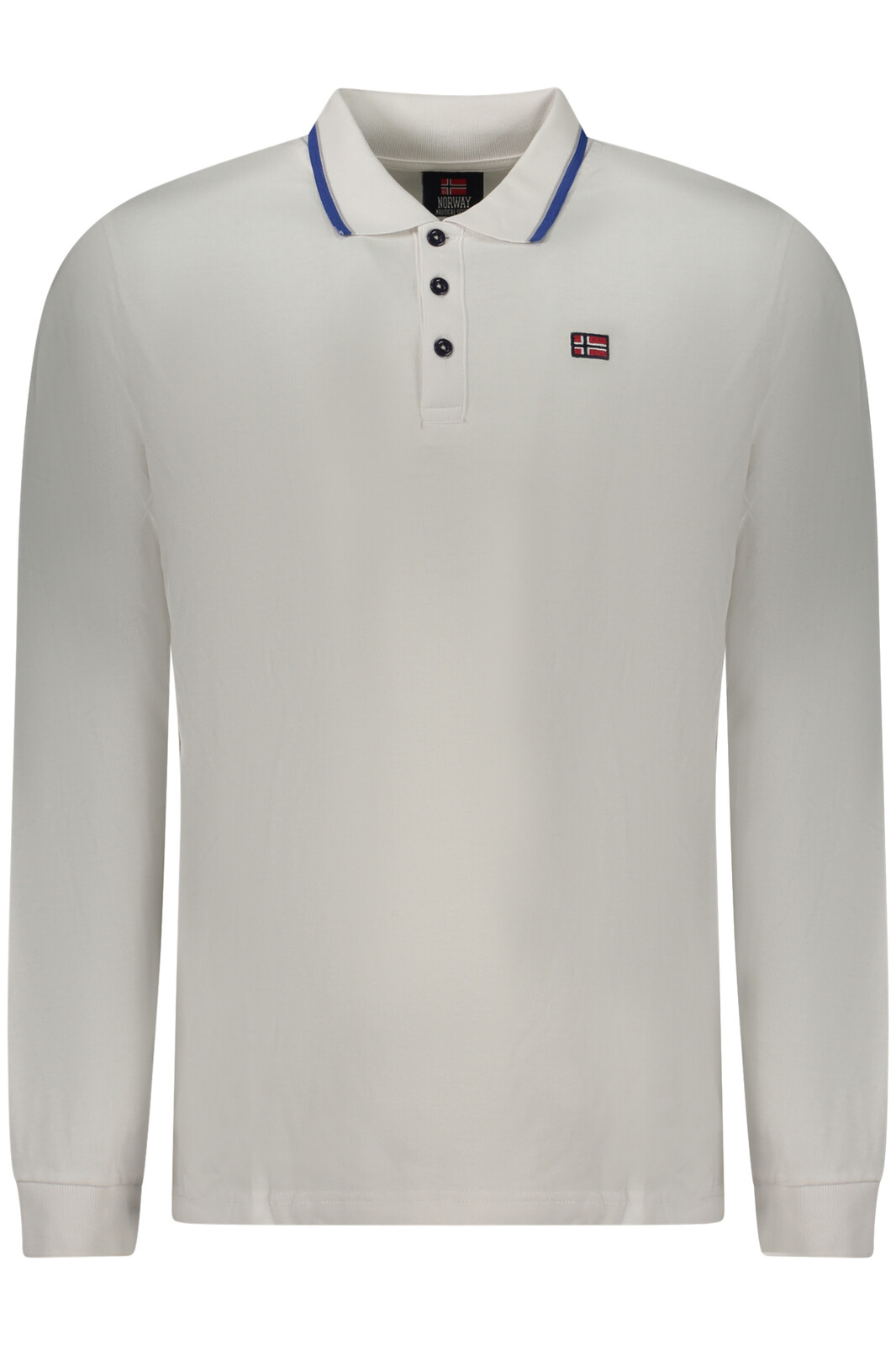 NORWAY 1963 MEN'S LONG-SLEEVED POLO SHIRT WHITE