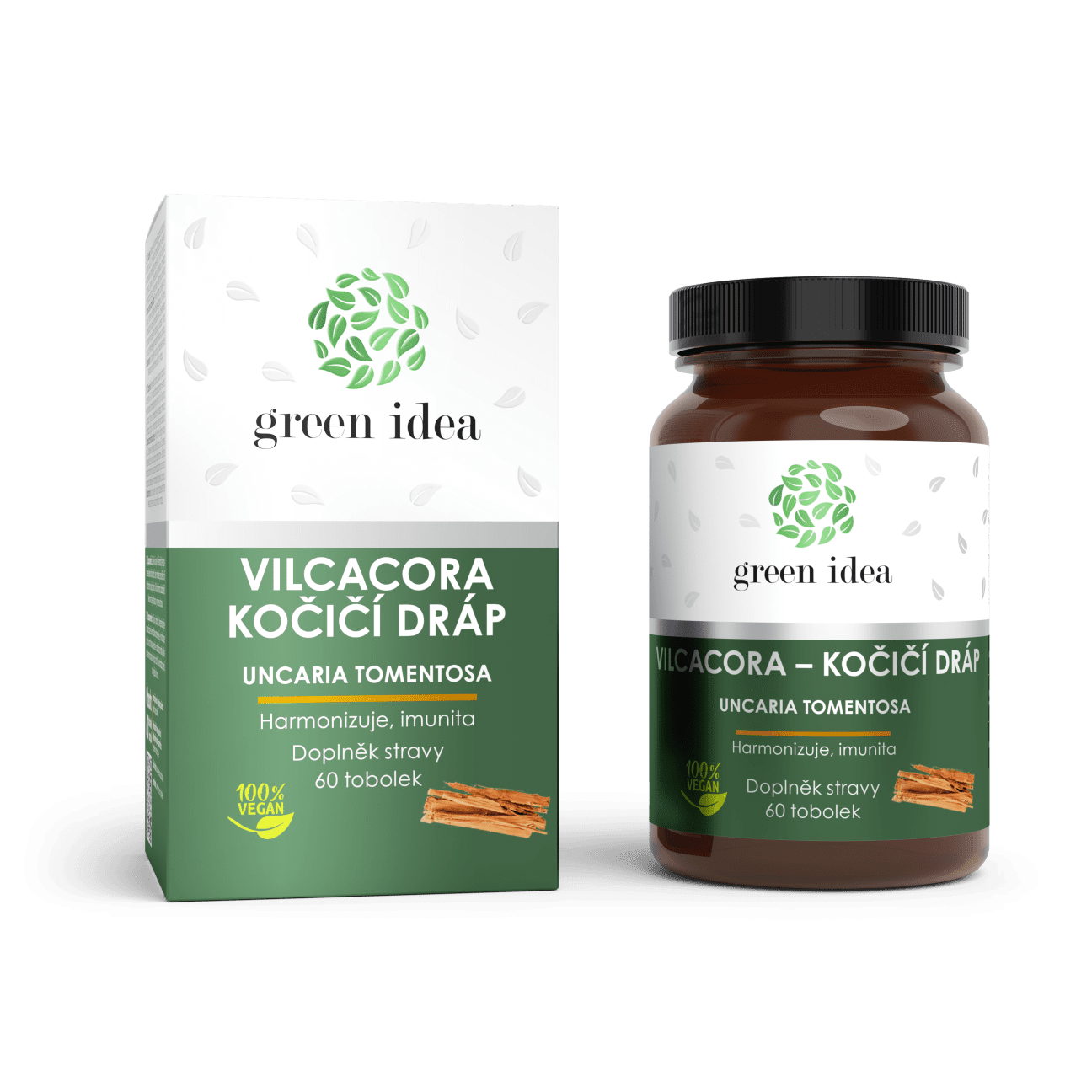 Vilcacora bylinný extrakt - kapsuly 60 ks - Green idea