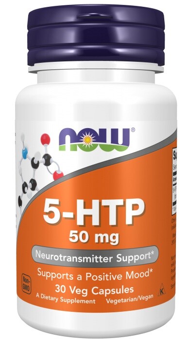Now foods 5-htp 50 mg 30 kapsúl