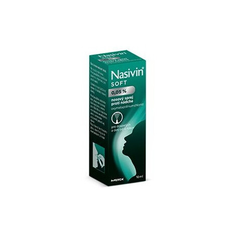 Nasivin Soft 0,05% sprej 10 ml