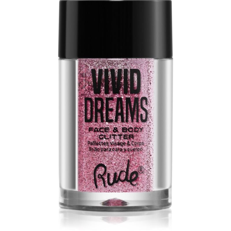 Rude Cosmetics Vivid Dreams Glitre na tvár i telo odtieň Daydream 2.7 g