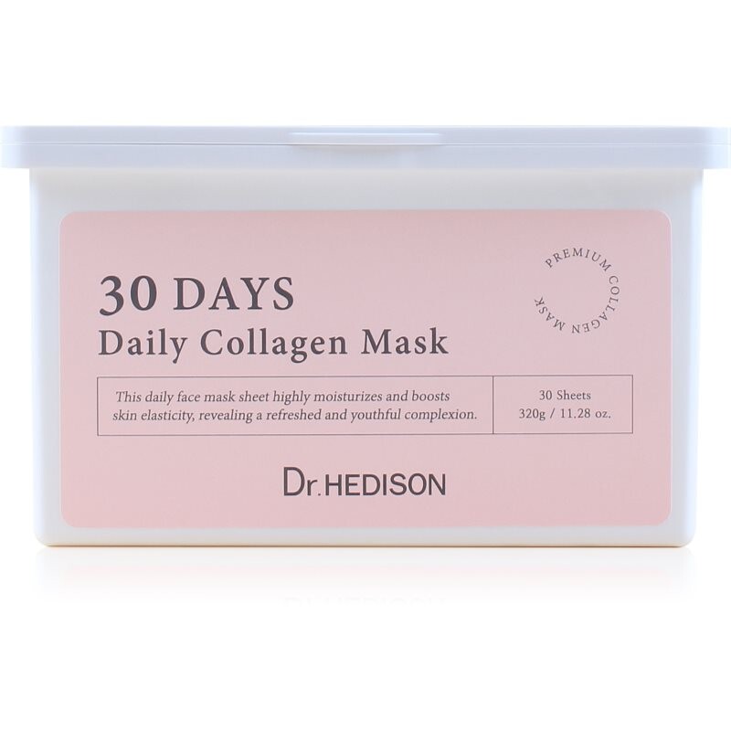 Dr. HEDISON 30 Days Daily Collagen Mask plátenná maska s kolagénom 30 ks