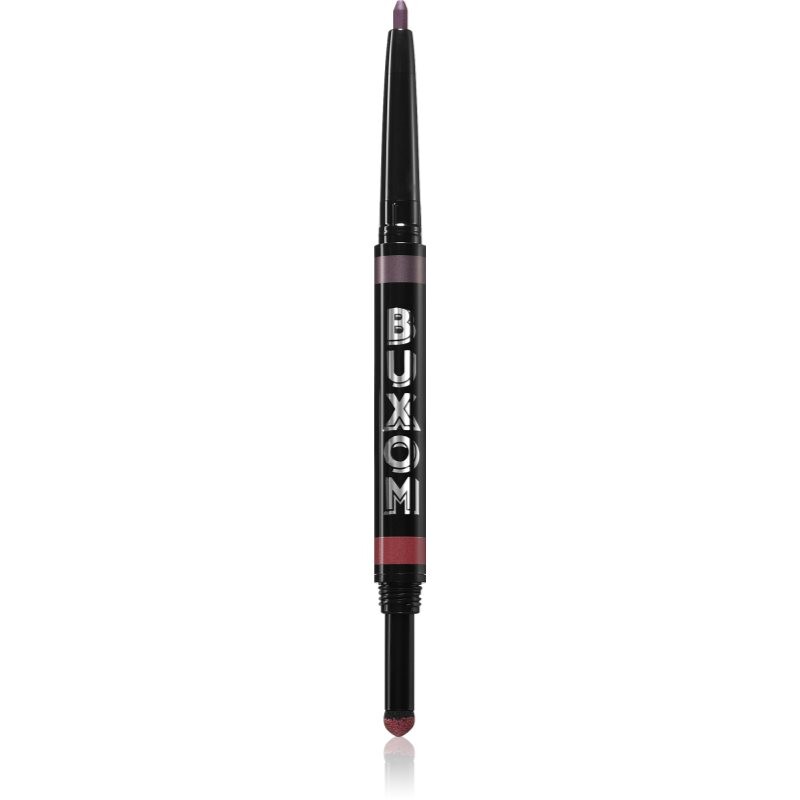 Buxom FLIP SIDE DUAL-ENDED EYELINER & SHADOW krémové očné tiene a linky v ceruzke odtieň Burgundy Bestie 0.78 g