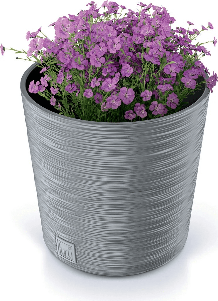 ProsperPlast Kvetináč FURU ROUND | betón 25 cm