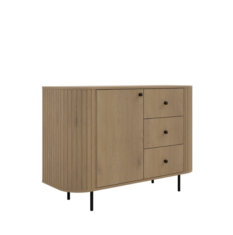 ArtLemp Komoda VAOLIA 1F3S  | dub cremona