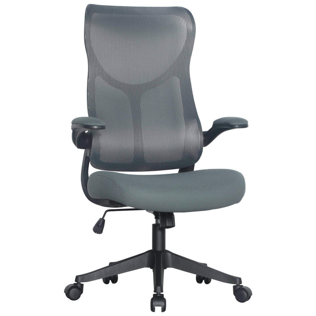 MID.YOU OTOČNÁ STOLIČKA, sieťovina, sivá