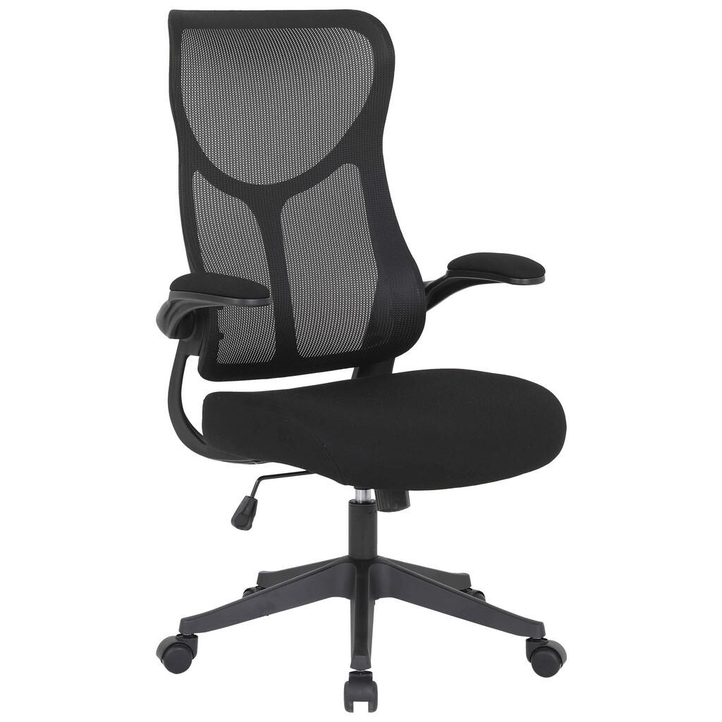 MID.YOU OTOČNÁ STOLIČKA, sieťovina, čierna