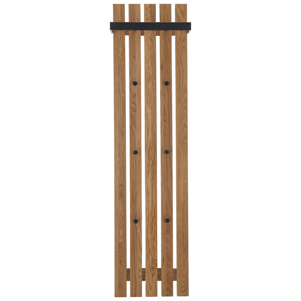 VEŠIAKOVÝ PANEL, prírodná farba, čierna, dub, 40/150/22 cm