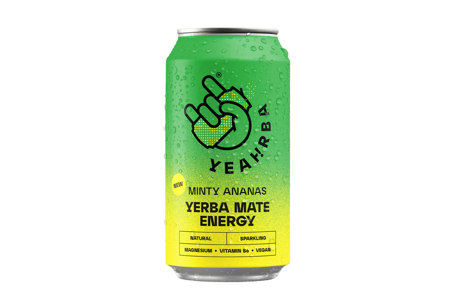 YEAHRBA Mate energy Minty Ananas 330 ml
