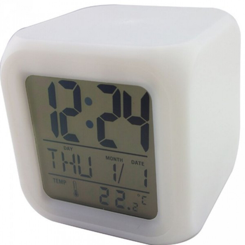 Budík meniaci farbu - farebný