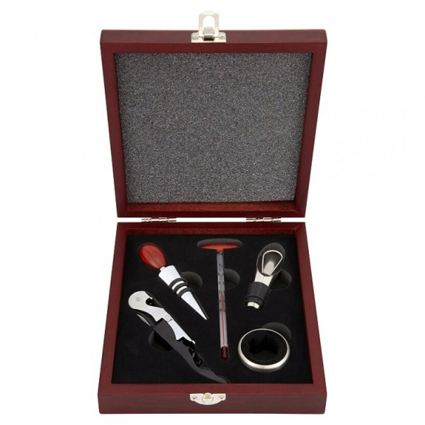 Súprava na víno 3112 - hnedá