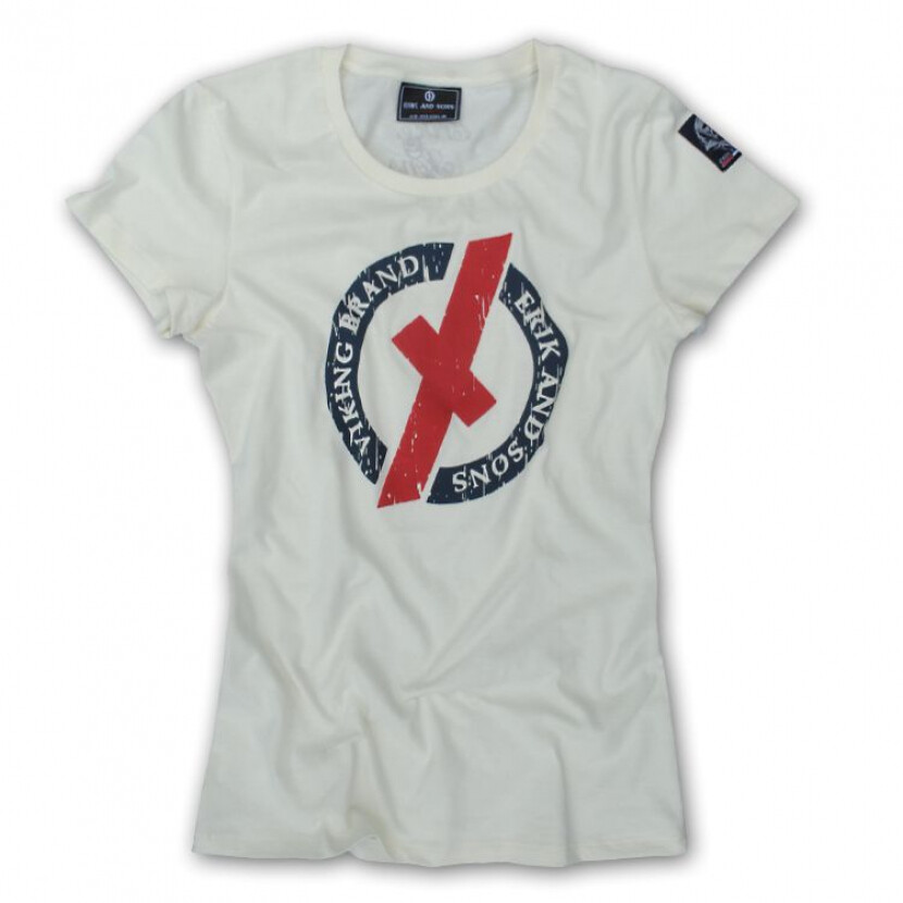 Tričko dámske Erik and Sons Kompass - biele, S