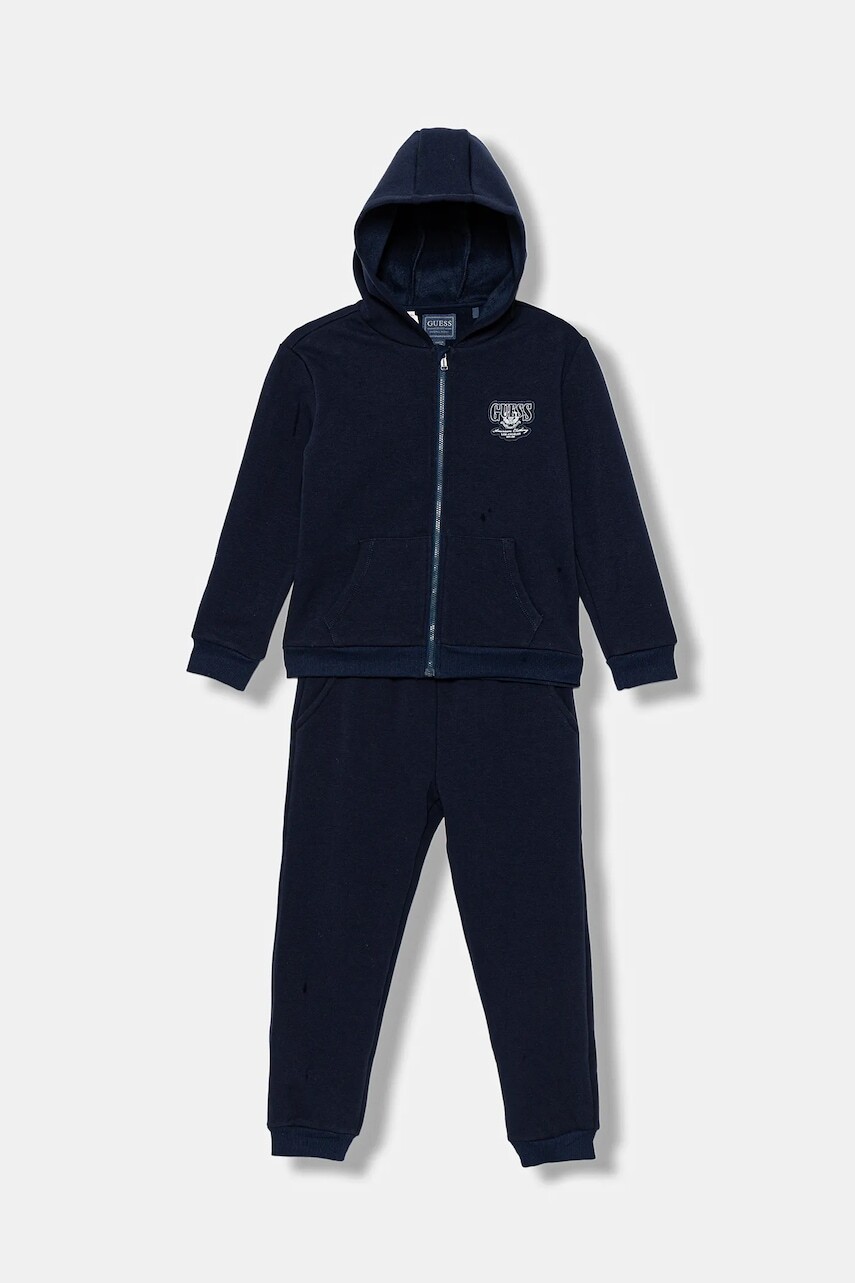 Detská tepláková súprava Guess 2-pak tmavomodrá farba, N5BG00 KCHM0
