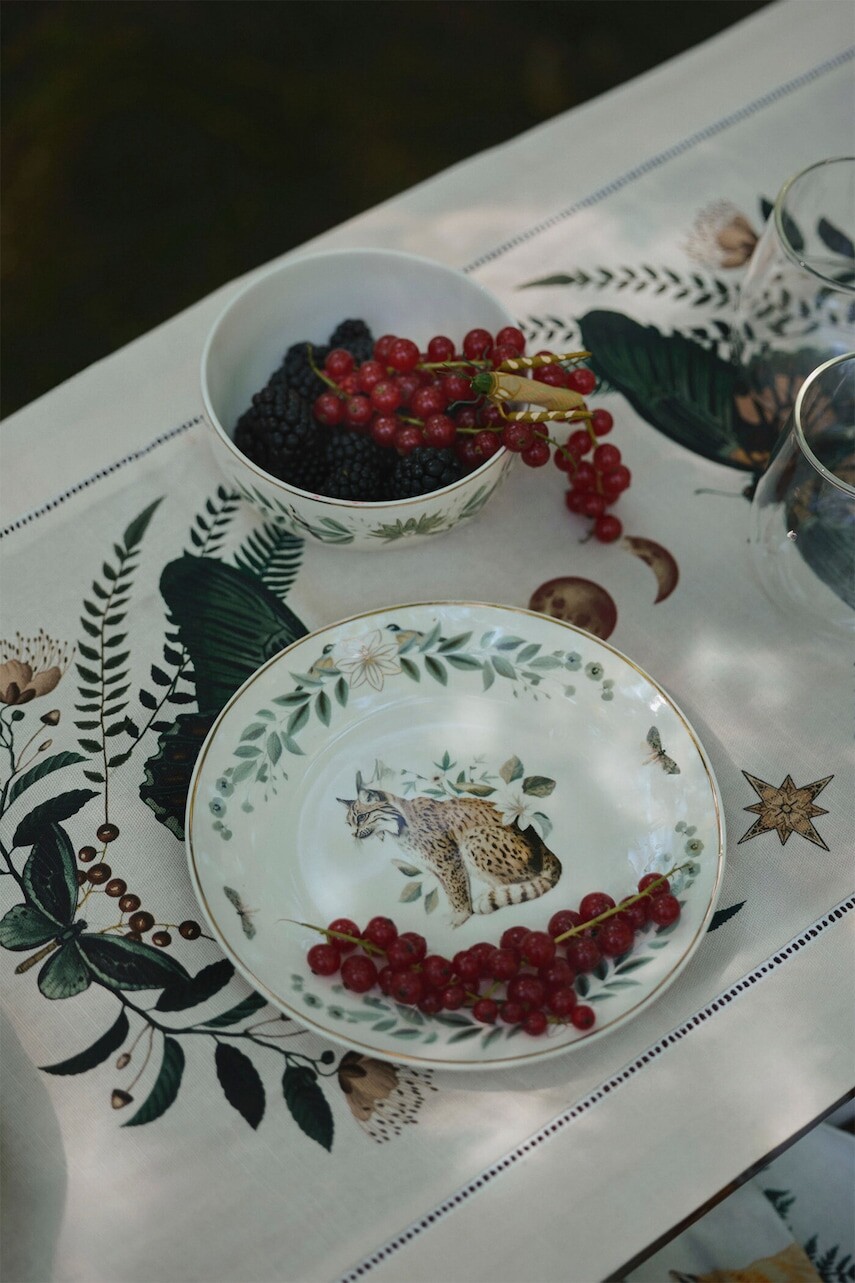 Dezertný tanier Medicine biela farba