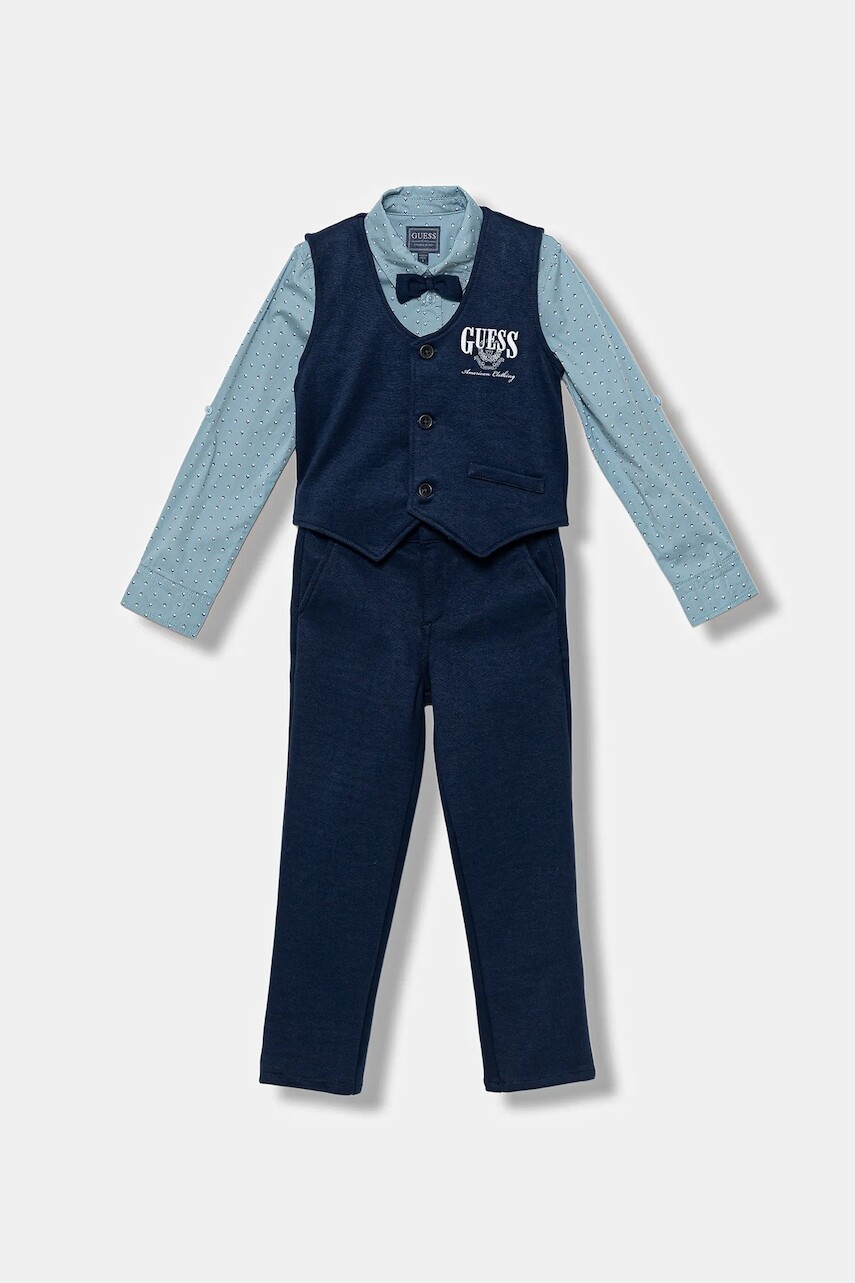 Detská súprava Guess tmavomodrá farba, N5BG02 KCKH0