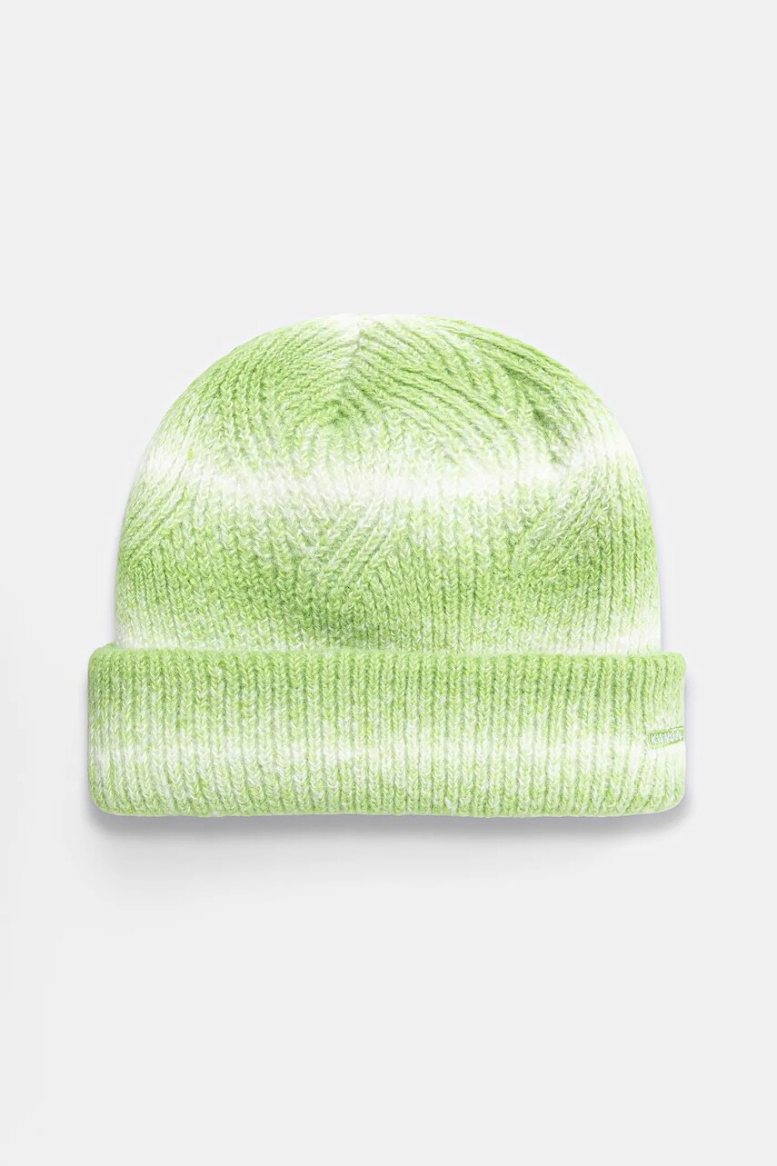 Čiapka Kangol HEATHERED zelená farba, K3795.SL701
