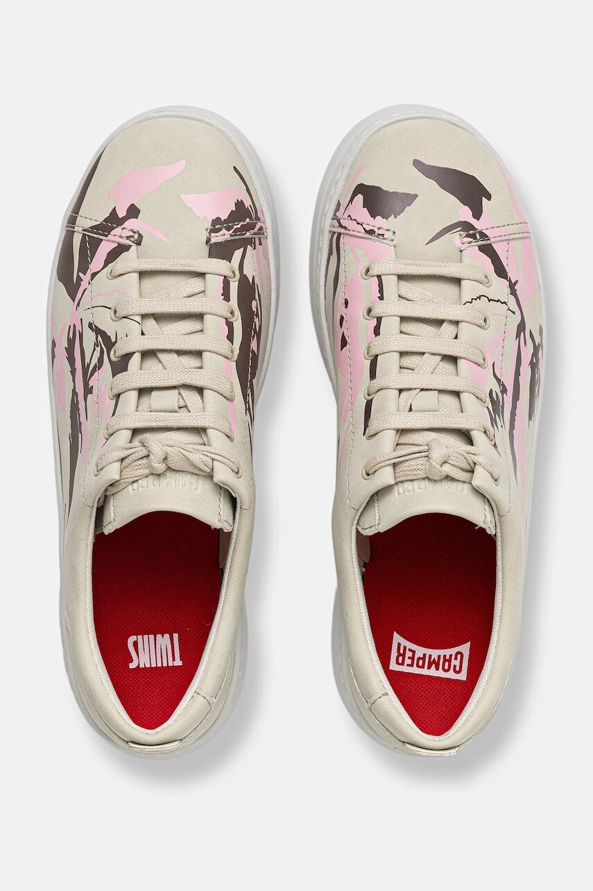 Kožené tenisky Camper TWS béžová farba, K200645-099