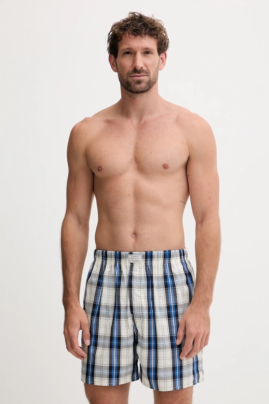 Bavlnené boxerky Gant 2-pak tmavomodrá farba, 902532009