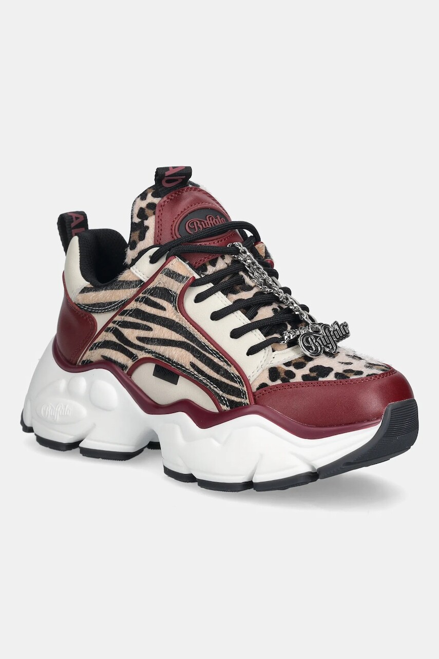 Tenisky Buffalo Binary Glam bordová farba, 1636515-RCL