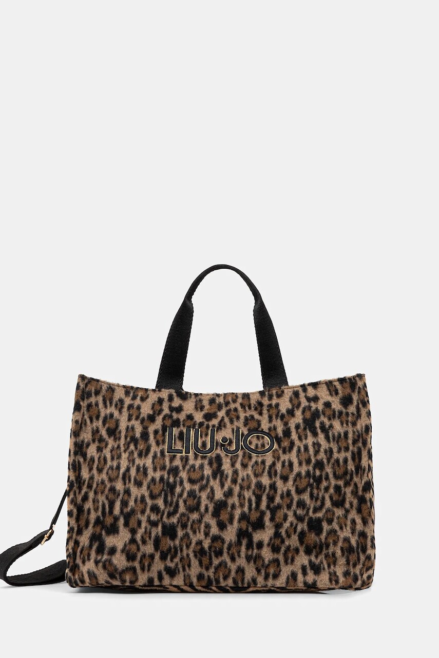 Kabelka Liu Jo hnedá farba, 2F5027.T6089