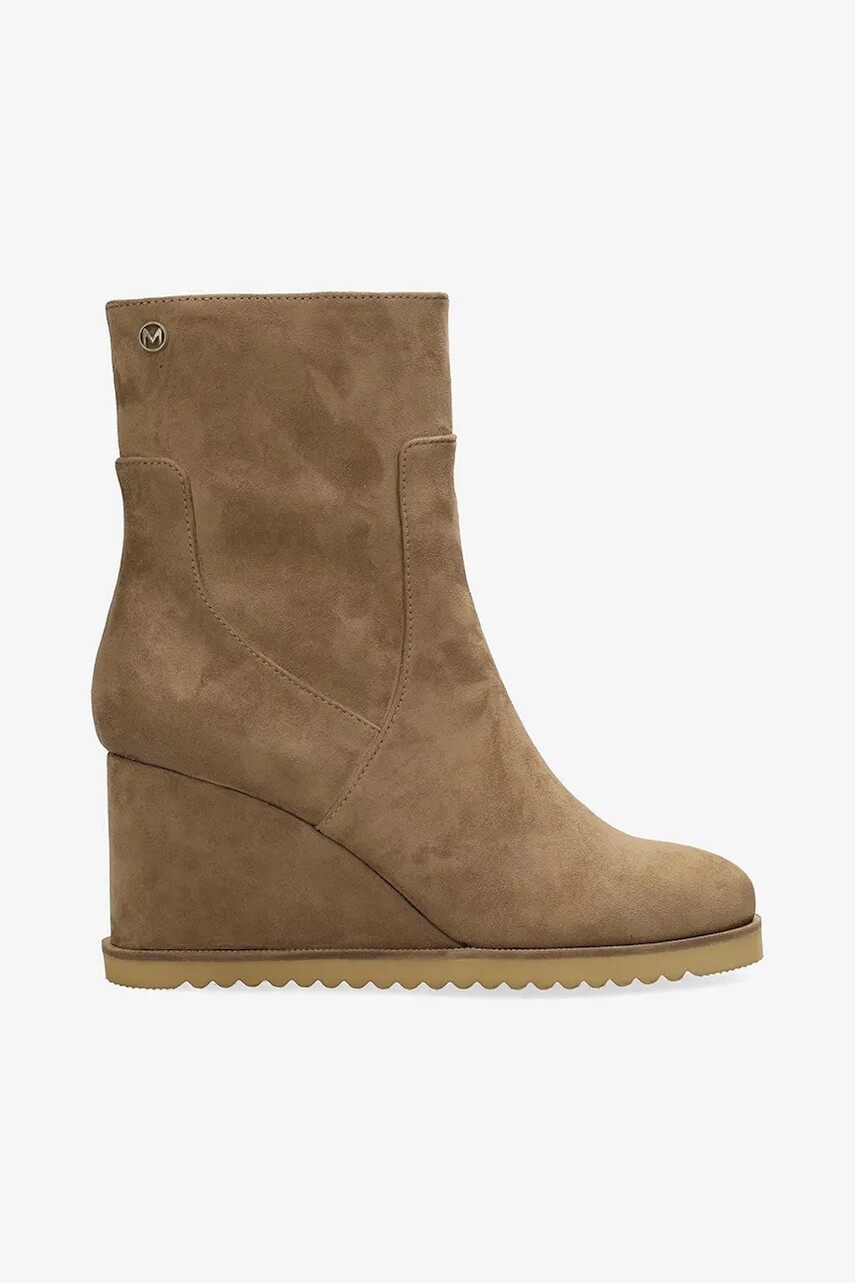Členkové topánky Mexx SAFIA RAFT hnedá farba, na kline, MI001704453W
