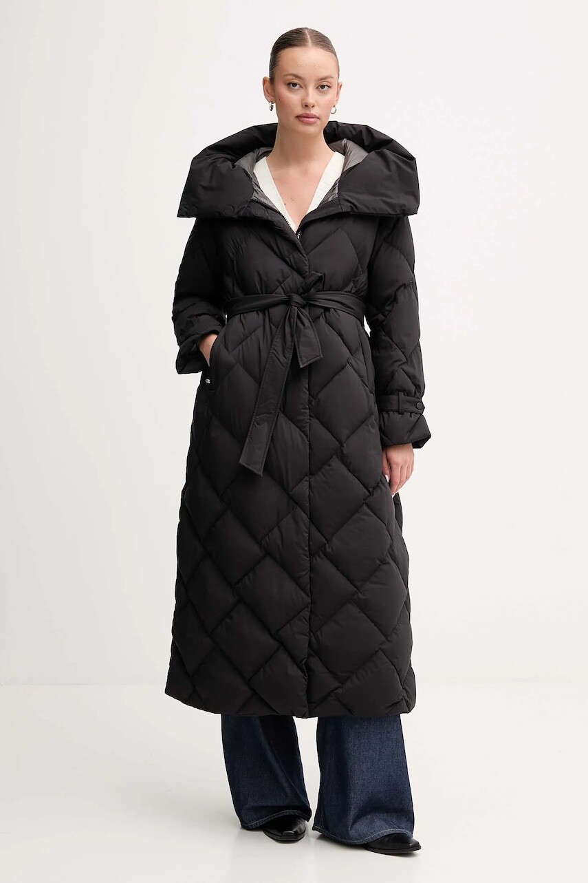 Páperová bunda Hetrego JENNA čierna farba, zimná, 8P695