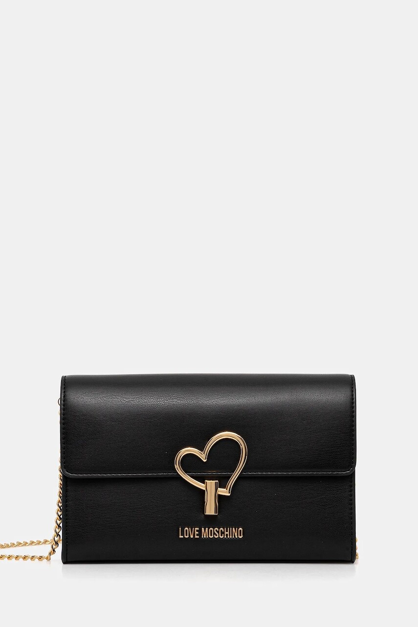 Kabelka Love Moschino čierna farba, JC4327PP0NKU0000