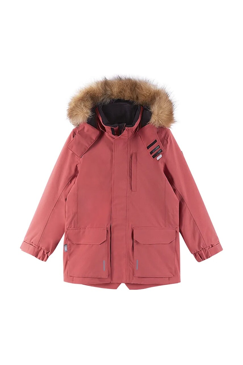 Detská bunda Reima Ajaton ružová farba, 5100360A