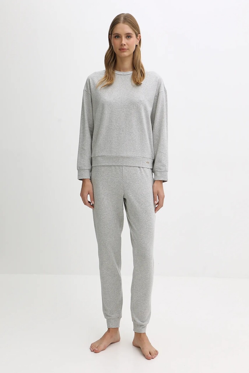 Pyžamo United Colors of Benetton dámske, šedá farba, 3L333P04A